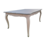 Louis XV table Provencal style in old solid wood, carved with plant motifs