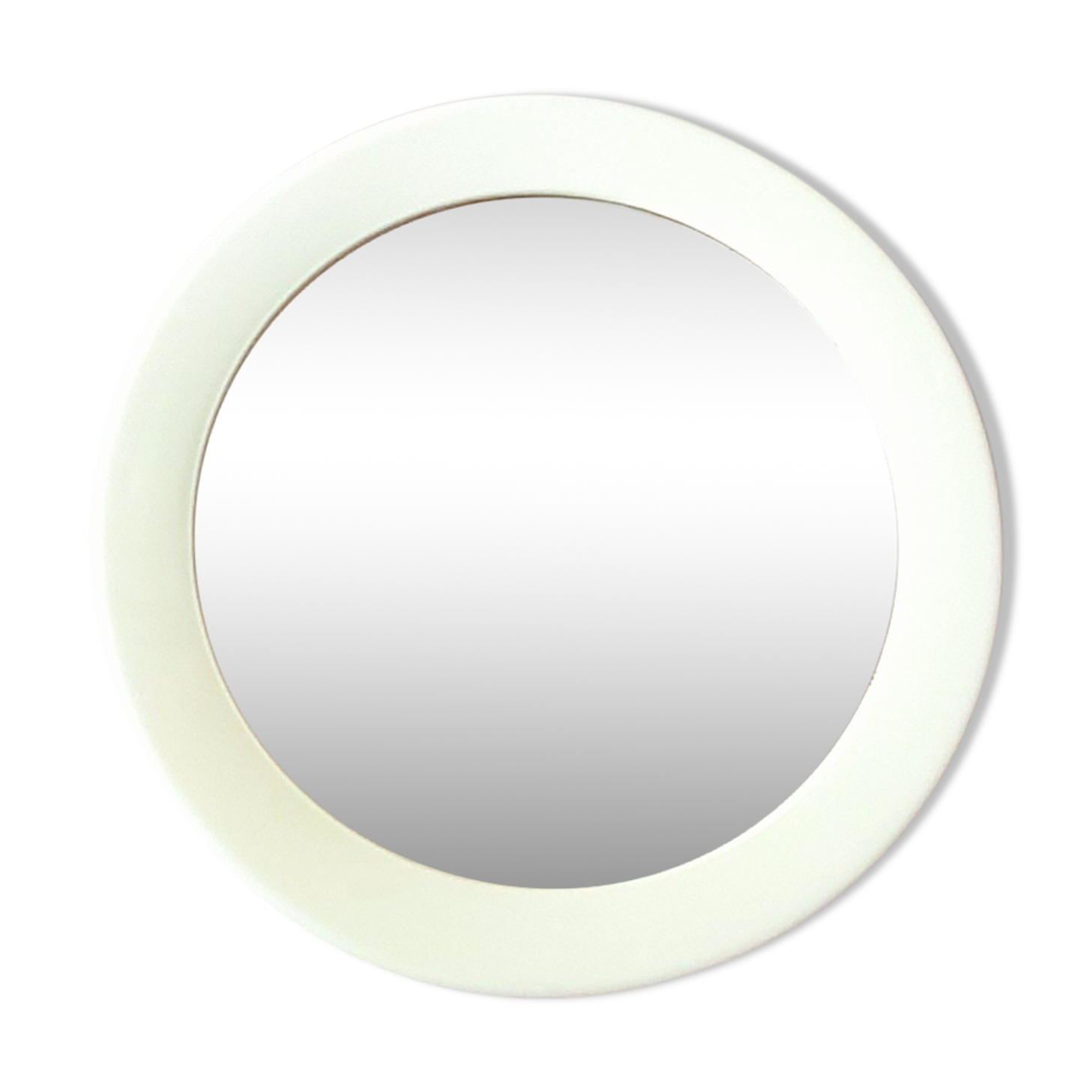 Round plastic mirror 70s