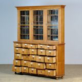 Oak And Pine Pharmacy Cabinet, anno 1889