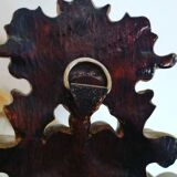 Baroque style clock, ground solid wood, Hettich, auto lifts