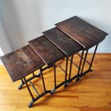 Old high nesting tables