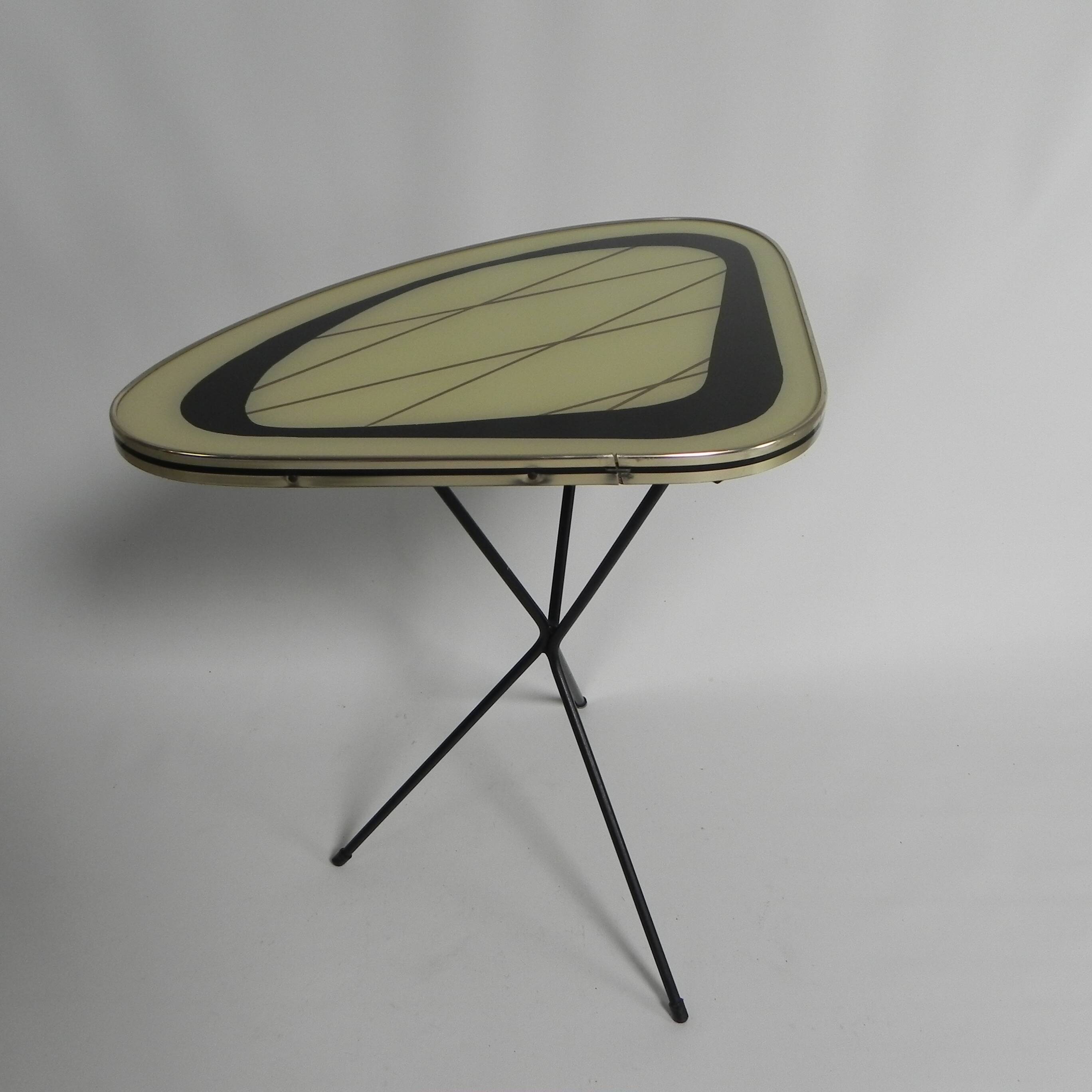 Erdal side table with three legs, 1950s