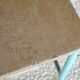 Metal and wood boarding bedside chair