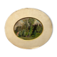 Tableau HSP "Paysage de forêt avec maison" XIX° siècle