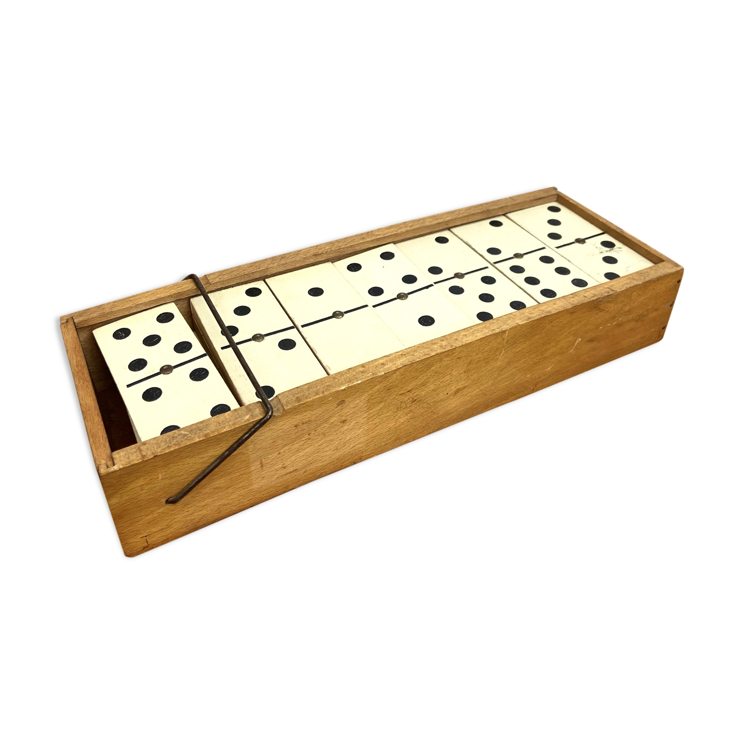 Domino Géant Réunionnais en bois + boite étuis
