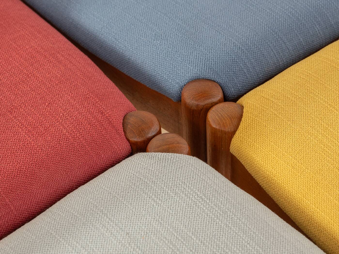 Dining chairs, set of 4, , 1960s, Carl Ekström for Alb. Johansson & Söner