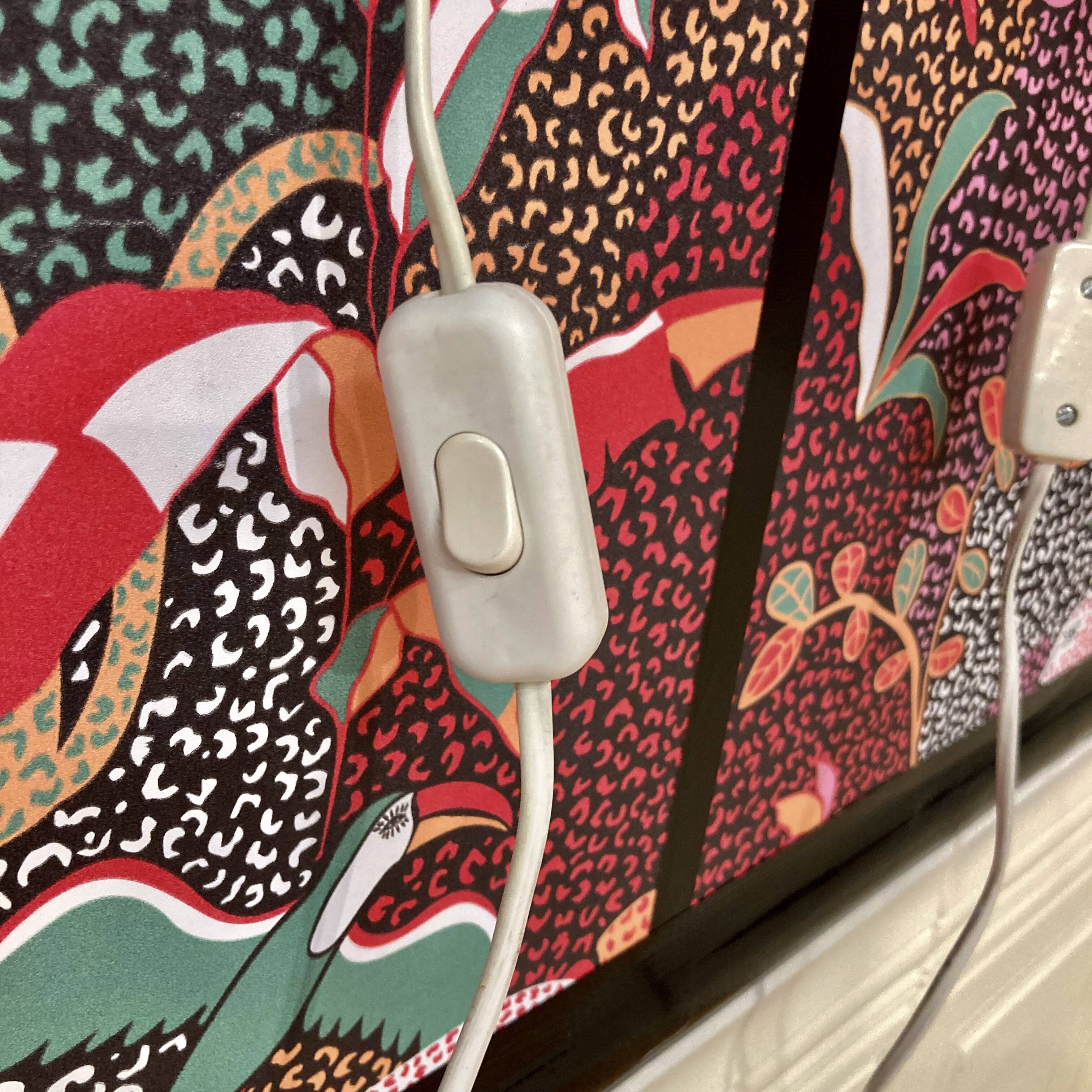 Pair of modular wall lights Scandinavian design 1960.