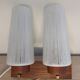Wall lamp in teak wood and glass