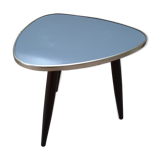 Tripod plant door in vintage blue grey Formica