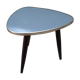 Porte plante tripode en formica gris bleu vintage