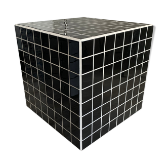 Cube tiled mosaic