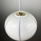 Venini Style Italian Glass Pendant Lamp, 1970s - Vintage Italian Art Glass Design