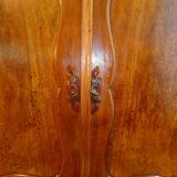 Low antique 19th century mahogany buffet