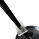 Lampadaire vintage noir chromé