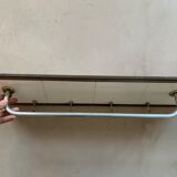 Antique tiled tea towel holder