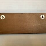 Wooden coat rack with two hooks