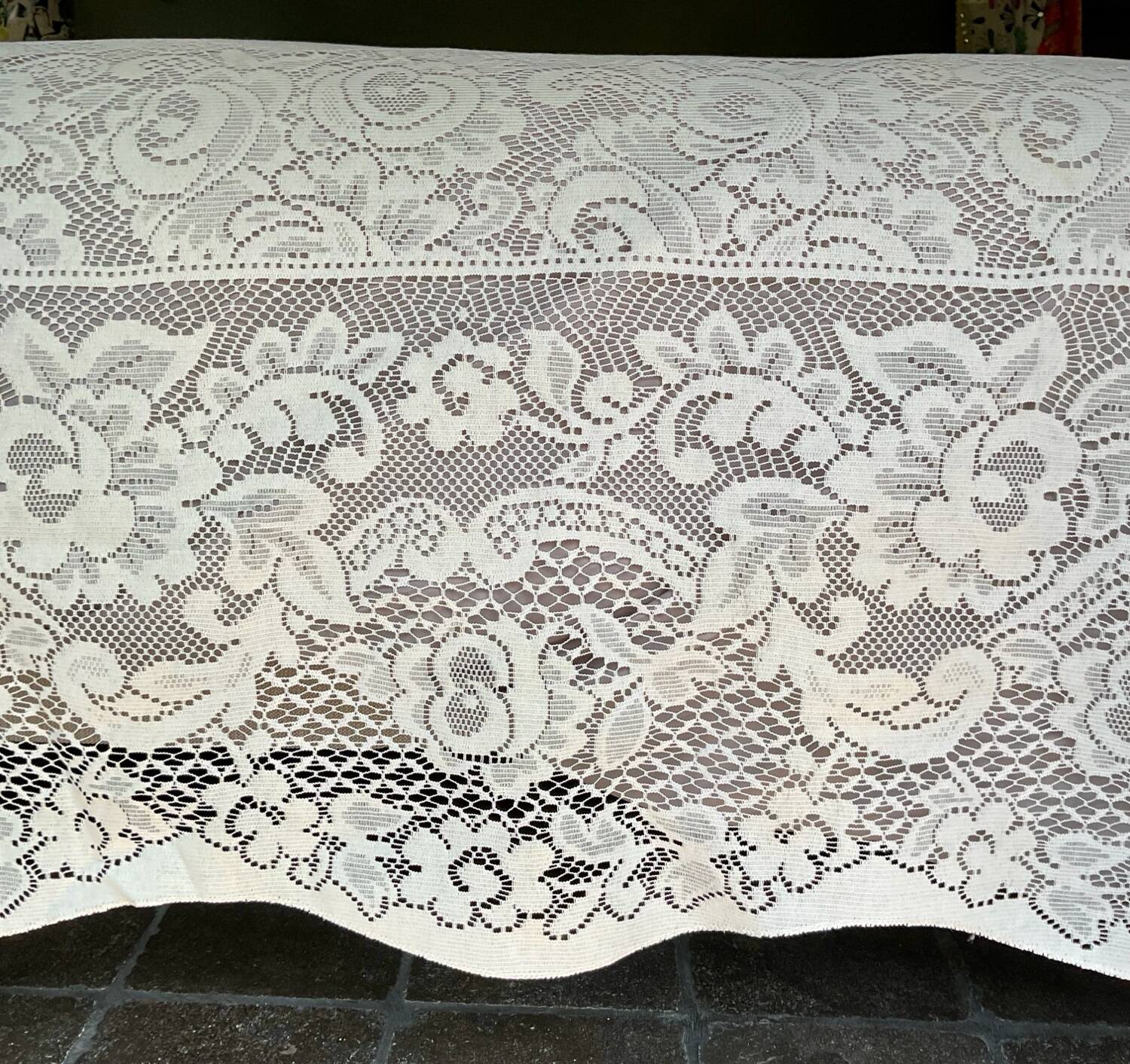 Vintage lace bedspread