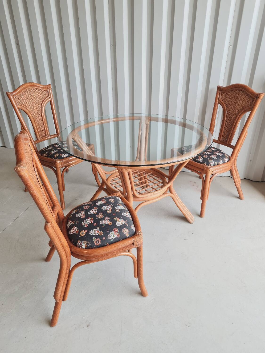 Rattan garden furniture
