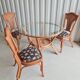 Rattan garden furniture