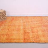 Vintage Moroccan Rug 203 x 281 cm - Handmade Berber Rug - Old Moroccan Rug