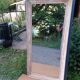 Pine mirror with moulding and whitewash (papeete collection)