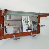 Vintage 50s wall coat rack