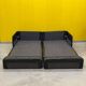 De Sede DS-76 Modular 2-Seater Sofa / Sofa Bed – Black Leather (1970s)
