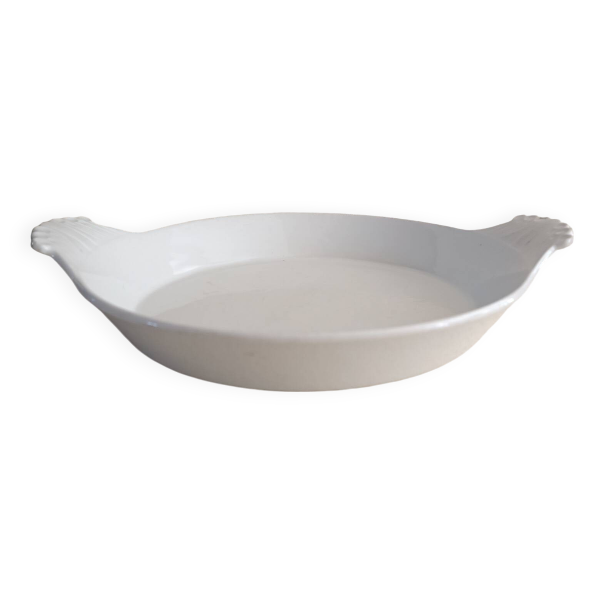 Porcelain fire dish