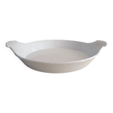 Plat en porcelaine à feu