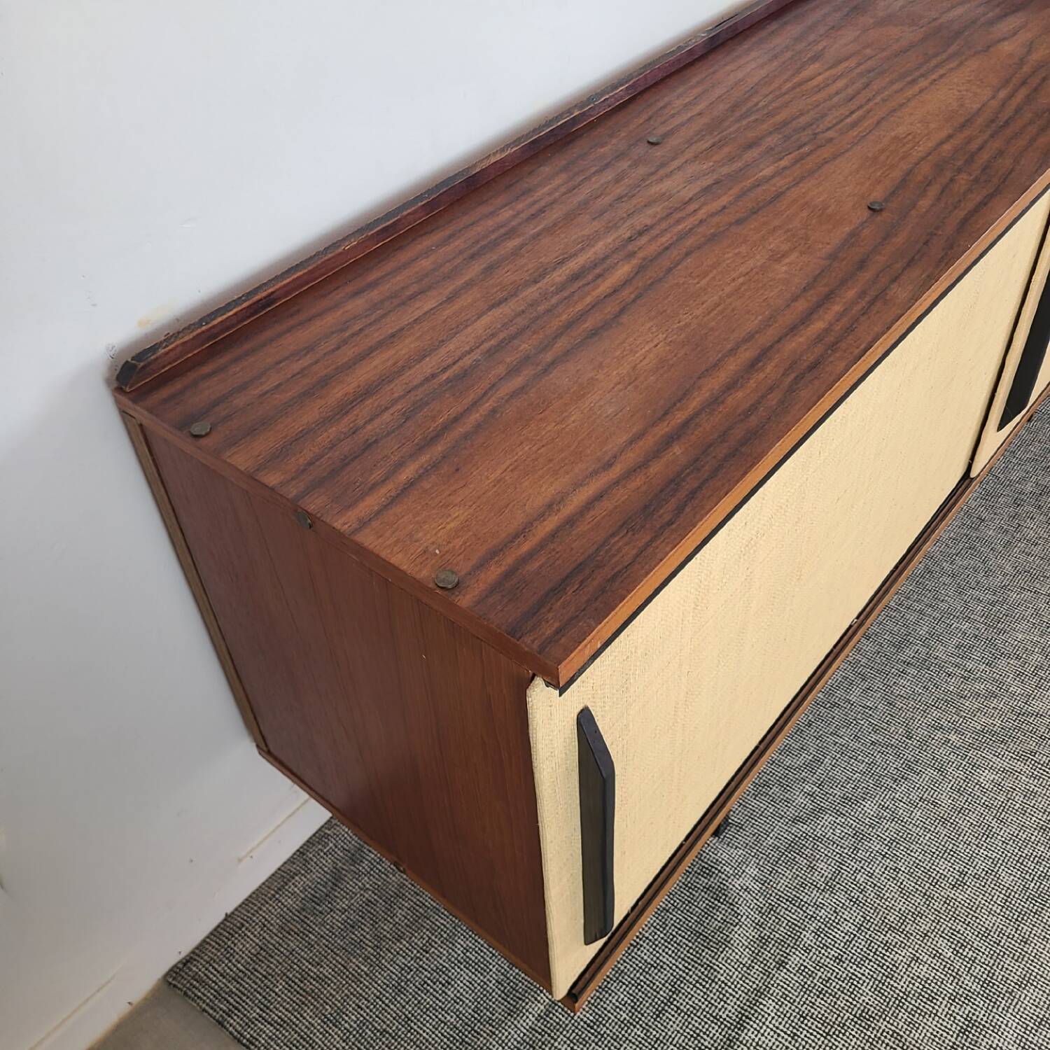 1960s Scandinavian vintage teak modernist sideboard