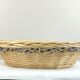 Panier ovale osier couleur beige