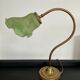 Vintage Kaelle lamp signed in brass and glass paste 70s