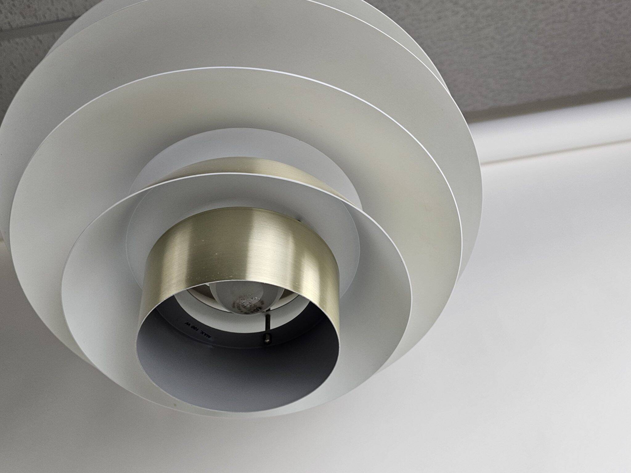 Suspension en laiton Verona Sven Middelboe Nordisk Solar Danemark, années 1970