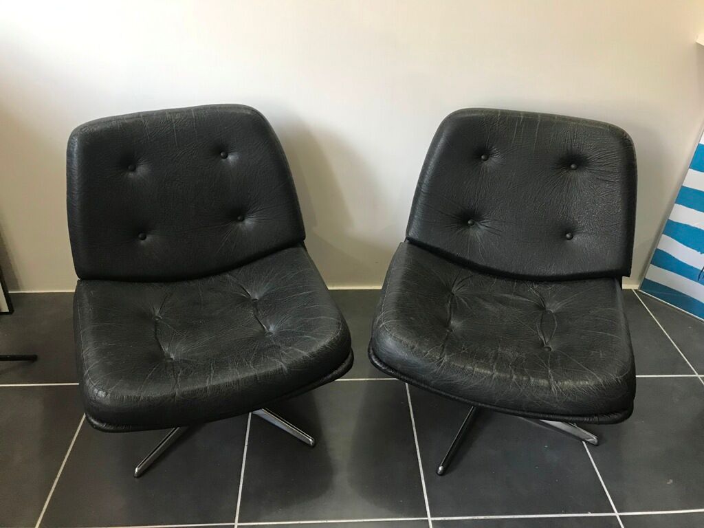 Pair of vintage 60s skai swivel heaters