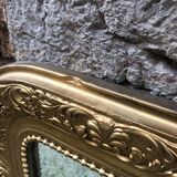 Golden mirror 103x74cm