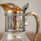 English Pitcher with Silver-Plated Handle, 1920s