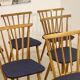 Set of 6 vintage Scandinavian chairs with bars from the 60s. Ref SINNO