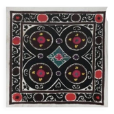 Vintage hand-embroidered tablecloth 160x165 cm