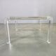 Italian Acrylic, Brass and Glass Coffee Table, 1980s