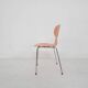 Arne Jacobsen for Fritz Hansen peach wooden "Ant" chair, Denmark 1996