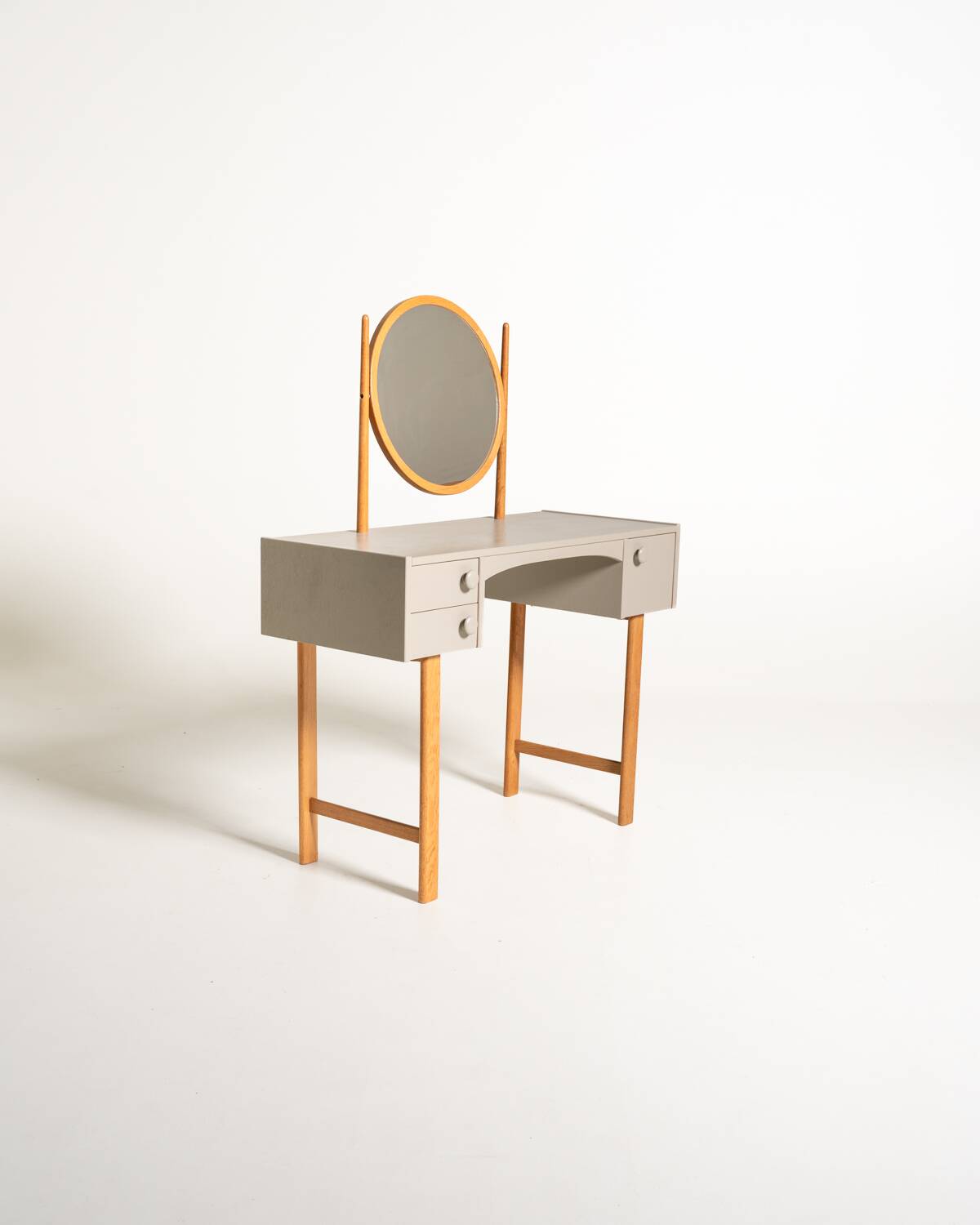 “Casino” Oak Dressing Table by Sven Engström and Gunnar Myrstrand
