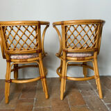 Rattan table and chairs set