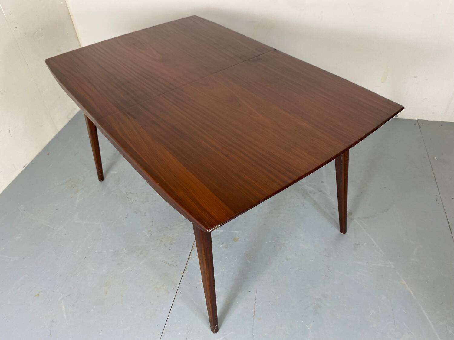 Scandinavian Style Mid Century Teak extendable Dining Table by Louis Van Teeffelen for Wébé, 1950s
