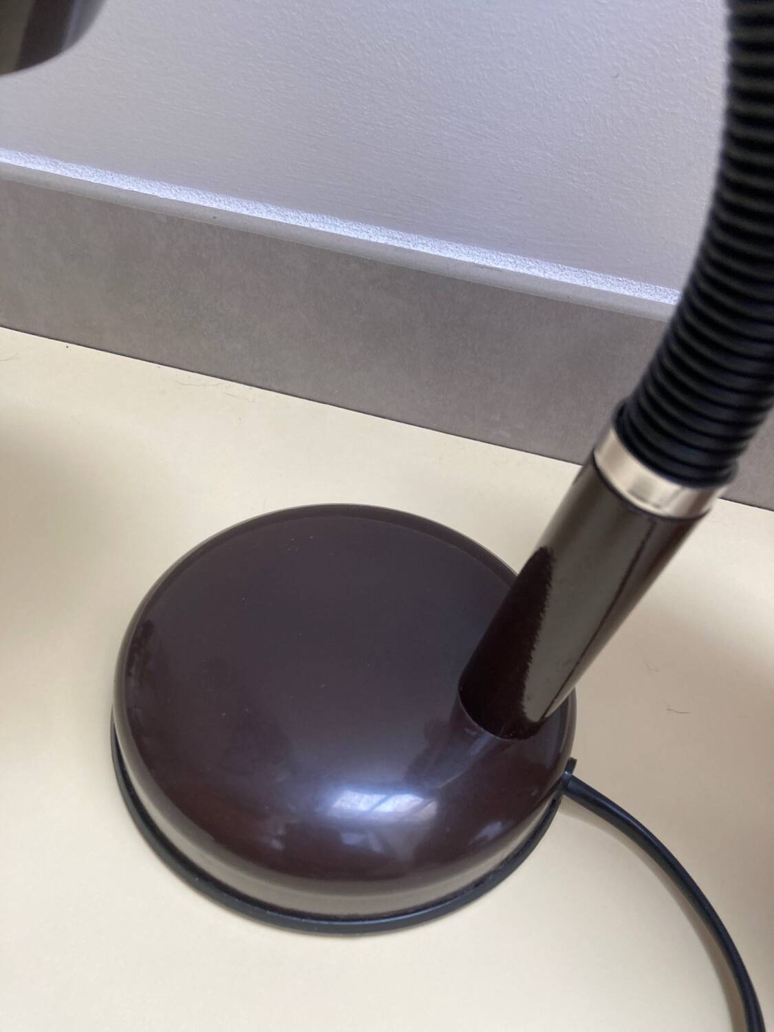 70s metal desk lamp