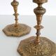 Pair of gilt bronze candlesticks signed Alfred Daubrée, Napoleon III