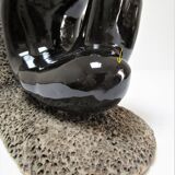 Pair of sculptural ceramic bookends design 70s