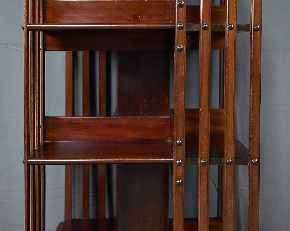 Rotating mahogany library, England – 1st part 20th century
