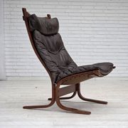 1970s, Norwegian design by Ingmar Relling, model "Siesta", leather.