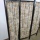 Paravent bois et tissu fleuri