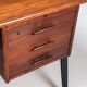 Scandinavian executive desk in rosewood with bar Denmark 1960